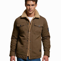 Button-Front Winter Jacket