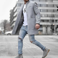 Henry Slim-Fit Stand Collar Outerwear