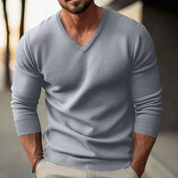 Colton | Men's Slim-Fit V-Neck Fine-Knit Stretch Jumper