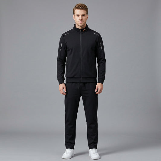 Zip-Up Outerwear Jogger Set