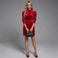 Savannah | Women's Puff Sleeve Mini Dress