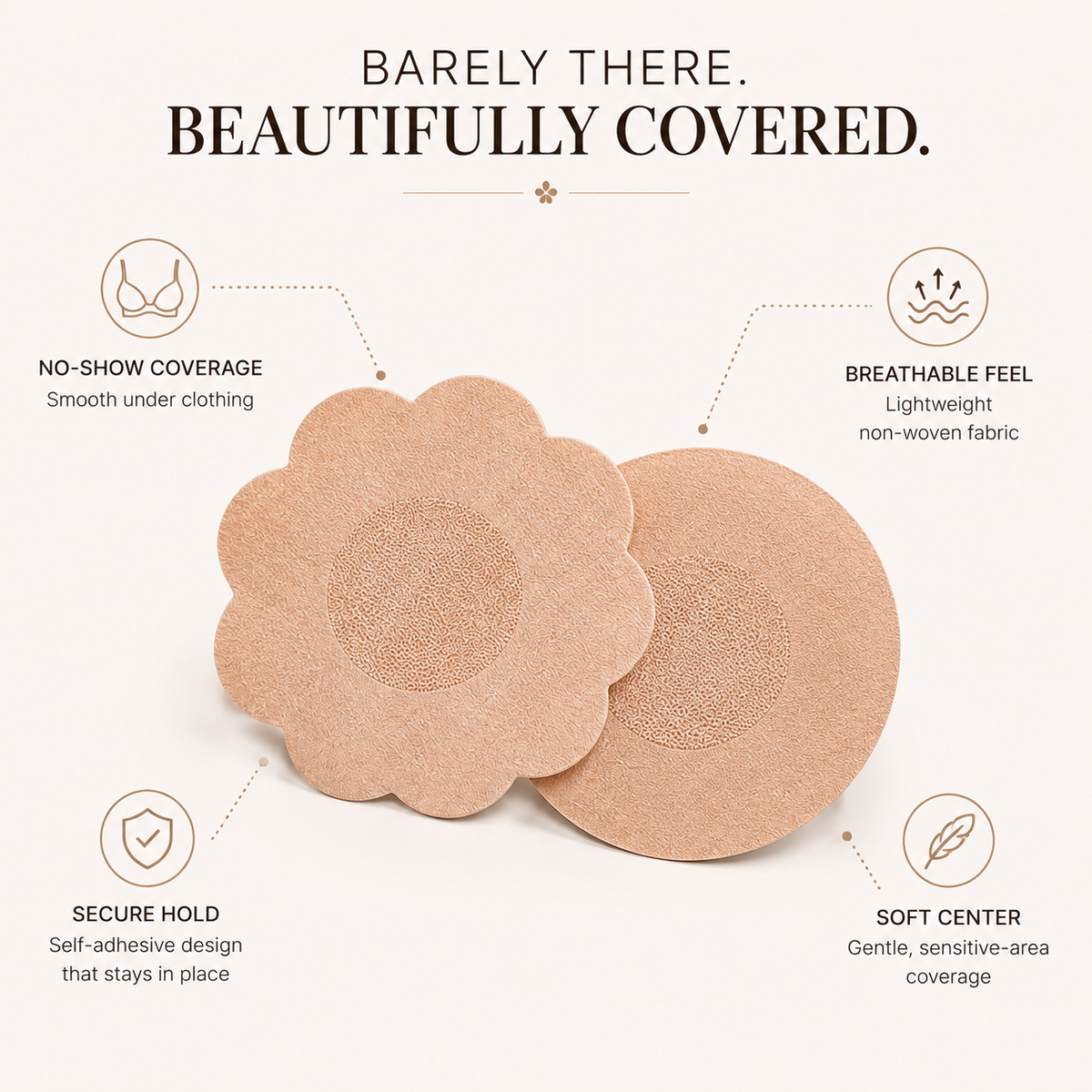 Invisible Seamless Nipple Covers