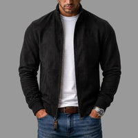 Straight-Cut Bomber Jacket