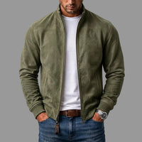 Straight-Cut Bomber Jacket