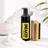 Premium Waterless Shoe Cleaning Foam Kit – 150ml Sneaker & Suede Cleaner with Brush