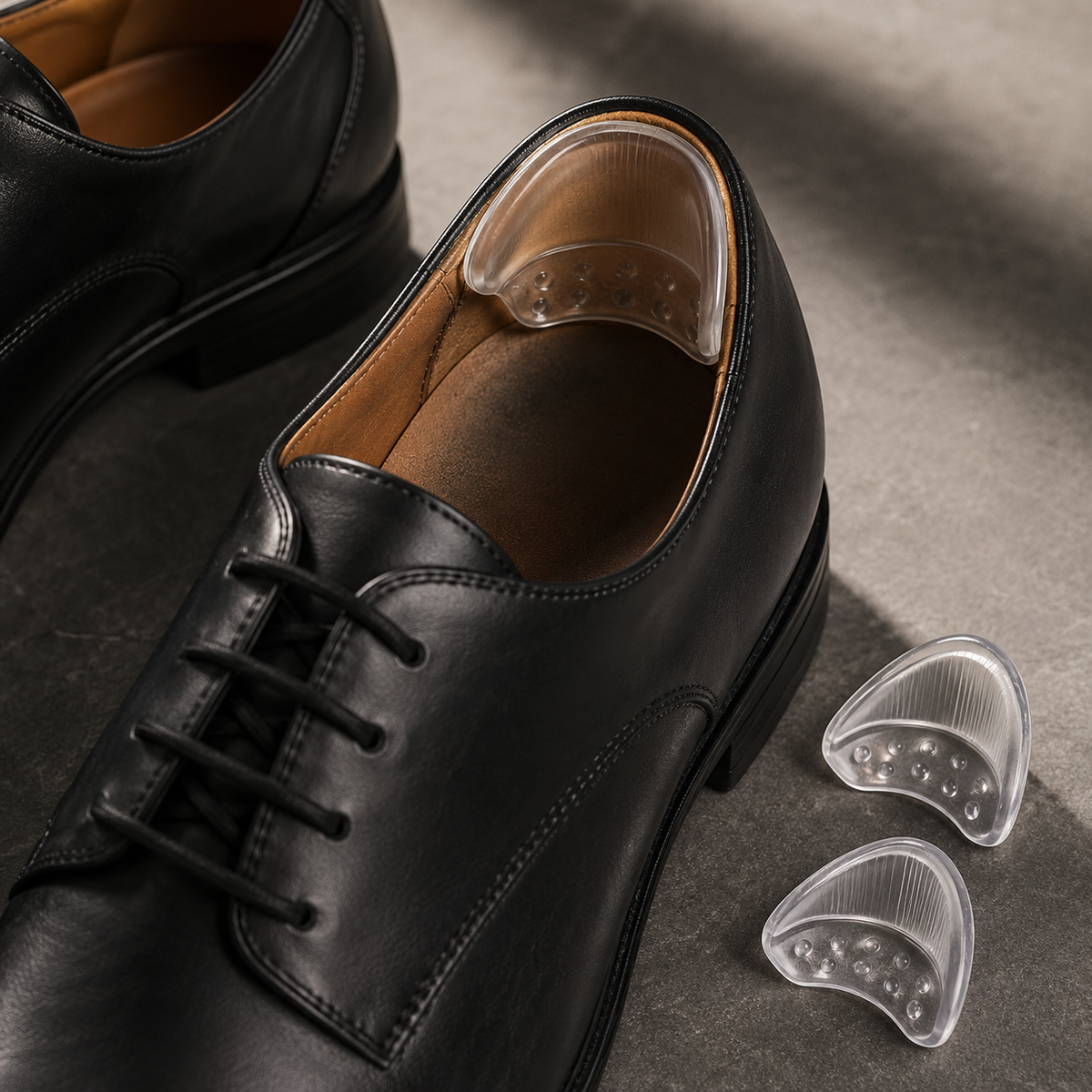 5 Pairs Invisible Silicone Heel Grips – Soft Anti-Slip Gel Cushions for a Perfect Shoe Fit