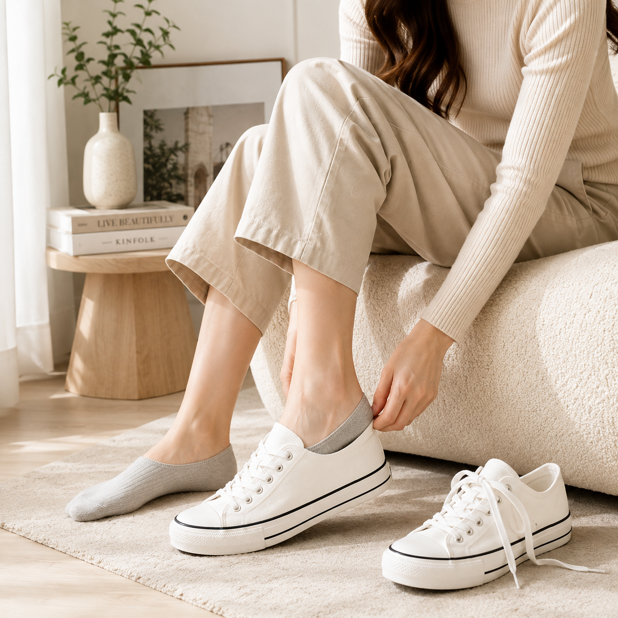6 Pairs Women's Invisible No Show Socks