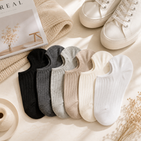 6 Pairs Women's Invisible No Show Socks