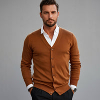 Declan | Men's V-Neck Button Cardigan