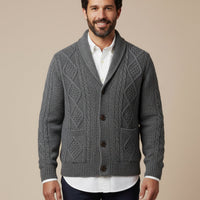 Relaxed Fit Men's Cardigan