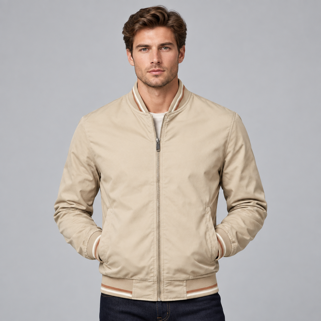 Men's Classic Bomber Jacket