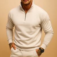 Owen | Men's Winter Half-Zip Knit Sweater