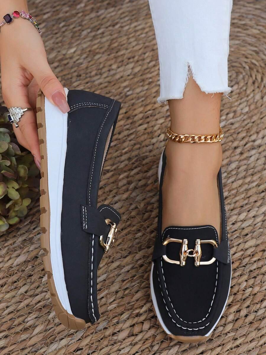PLUXSTYLE::numise::ava-gold-buckle-comfort-loafers::lifestyle-keep-1