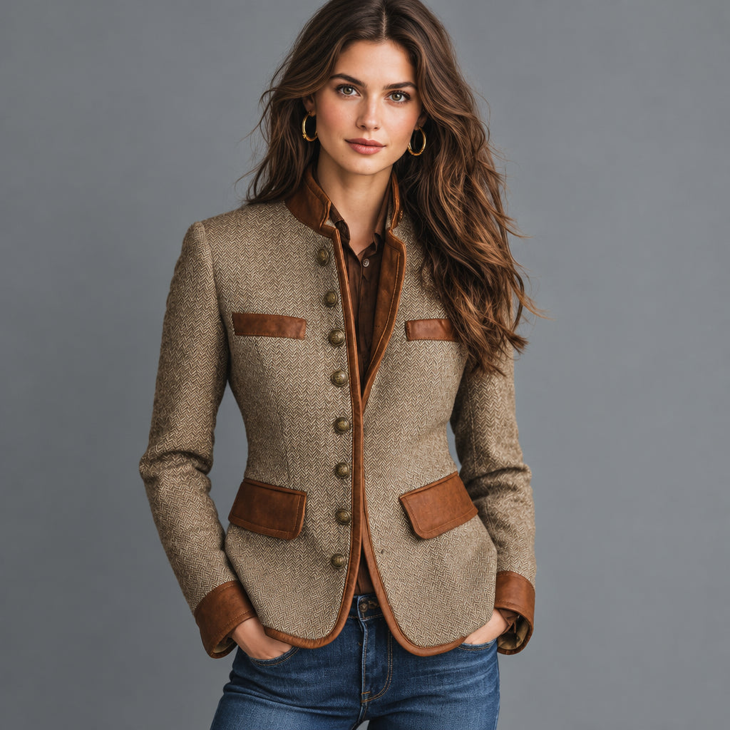 Defined Button-Front Jacket