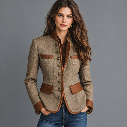 Defined Button-Front Jacket